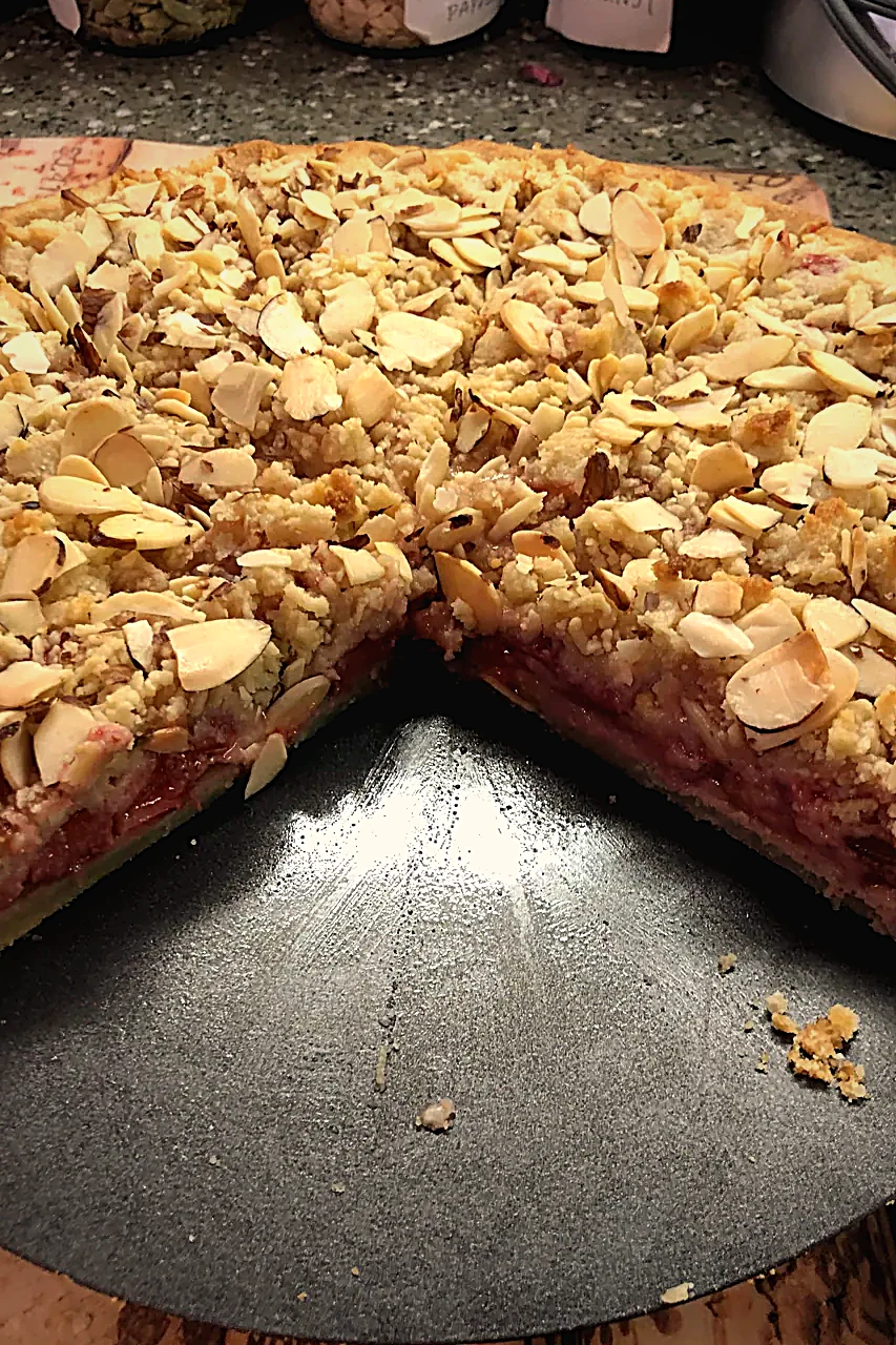 An almond frangipane tart